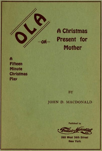 Ola, or A Christmas Present for Mother