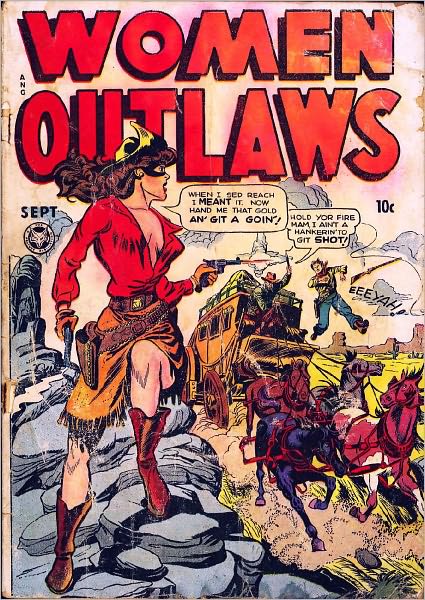 Women Outlaws Number 2 Crime Comic Book
