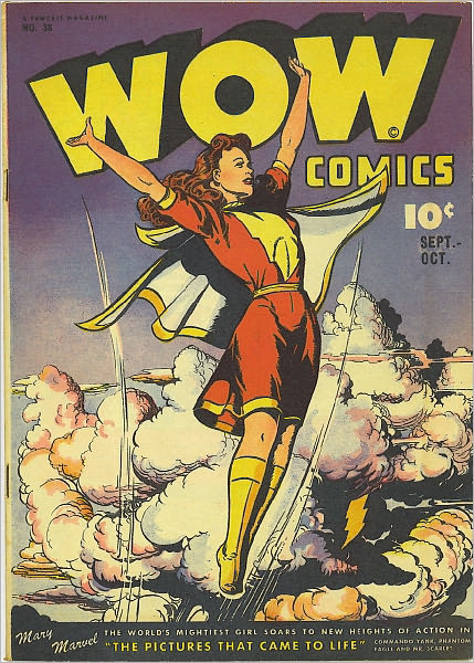 Wow Comics Number 38 Superhero Comic Book