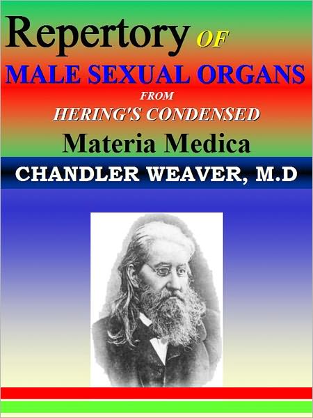 REPERTORY OF MALE SEXUAL ORGANS: Homeopathy