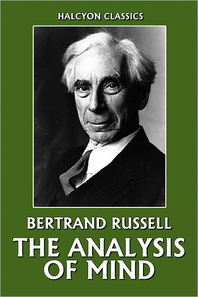 The Analysis of Mind by Bertrand Russell