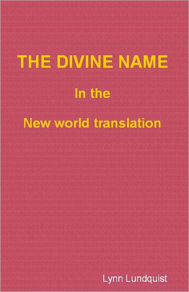 The Divine Name in the New World Translation