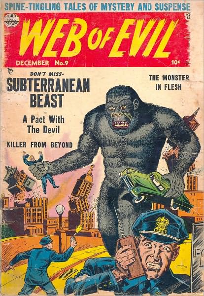 Web of Evil Number 9 Horror Comic Book