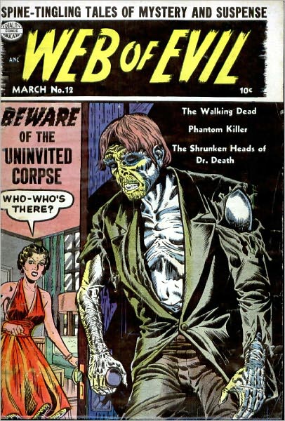 Web Of Evil Number 12 Horror Comic Book