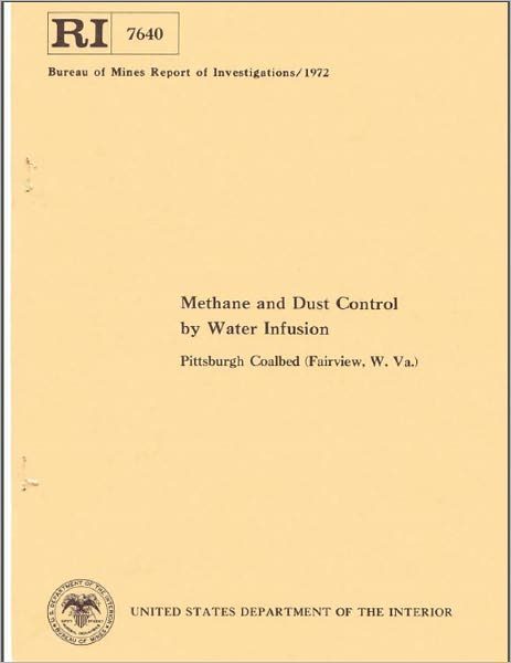 Methane and Dust Control by Water Infusion