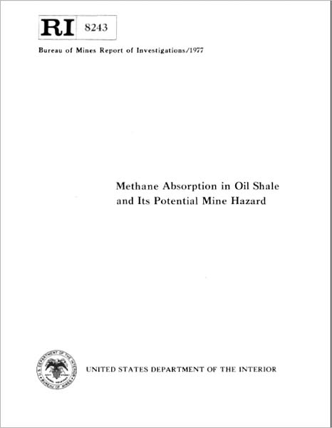 Methane Absorption in Oil Shale and Its Potential Mine Hazard