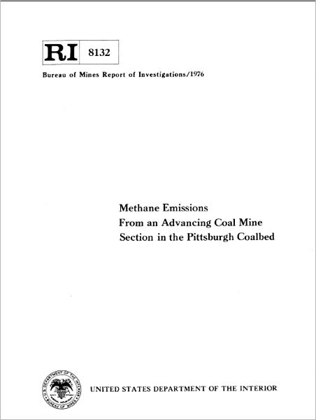 Methane Emissions from an Advancing Coal Mine Section in the Pittsburgh Coalbed