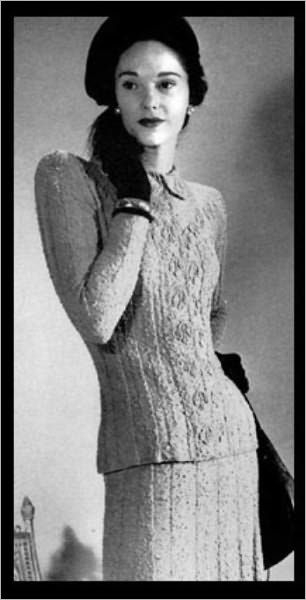 Vintage tricotage patrons ~ 4 patrons incroyable de tricot pour femmes seulement