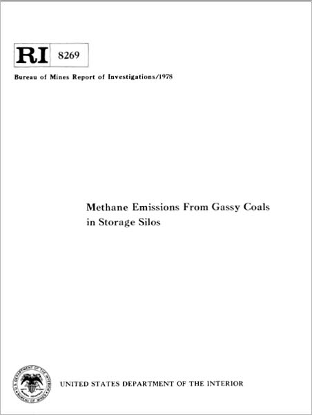 Methane Emissions from Gassy Coals in Storage Silos
