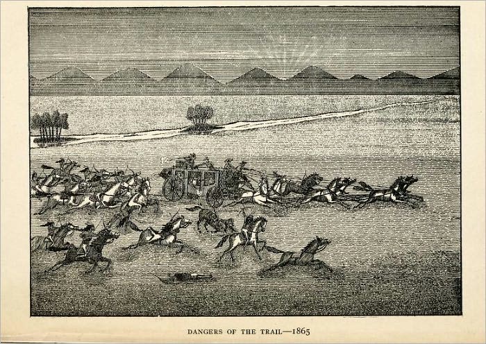 Dangers of the Trail In 1865