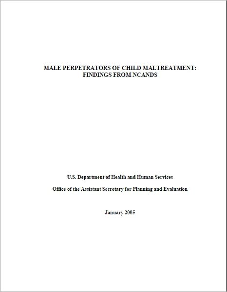 Male Perpetrators of Child Maltreatment: Findings from NCANDS