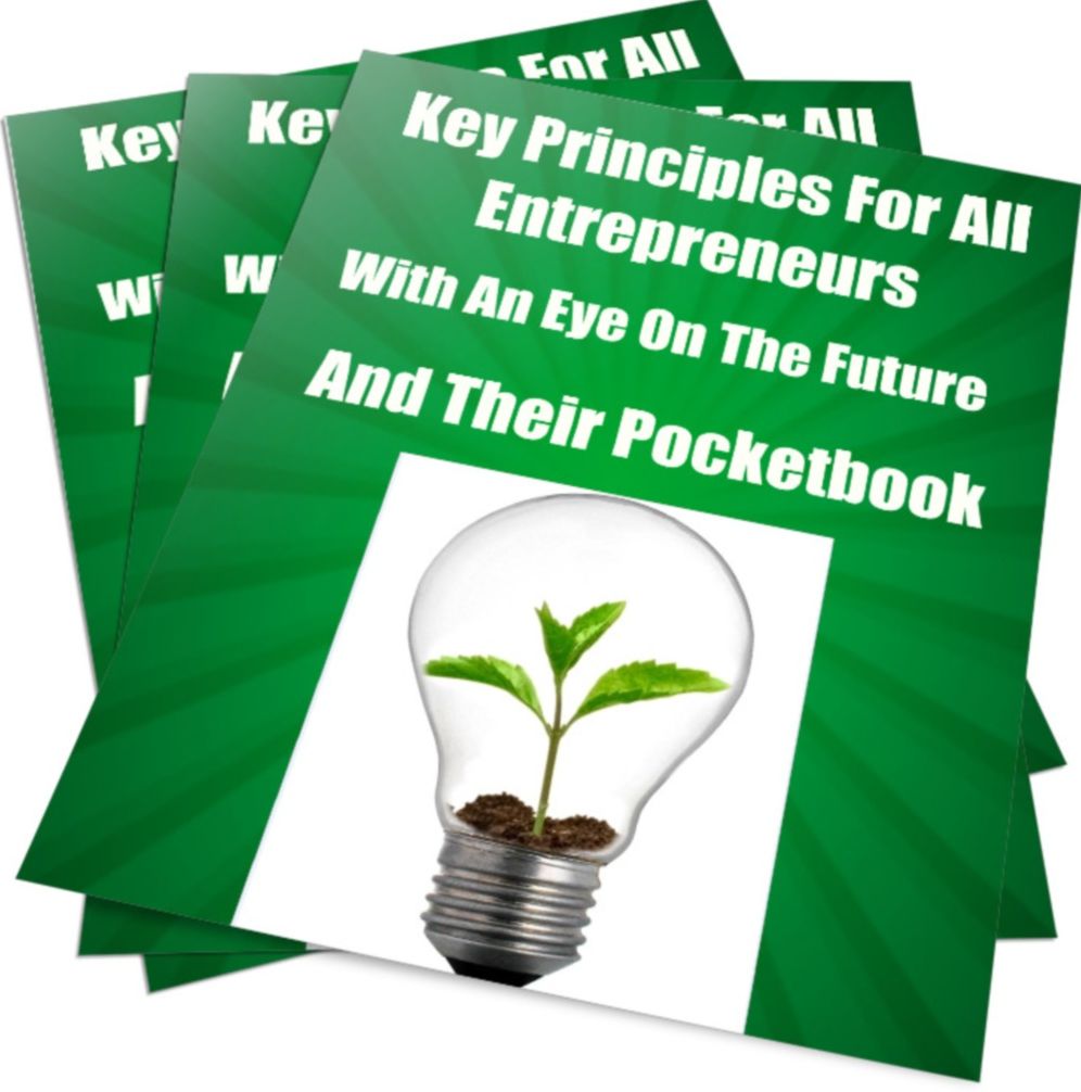 Key Principles For All Entrepreneurs With An Eye On The Future And Their Pocketbook