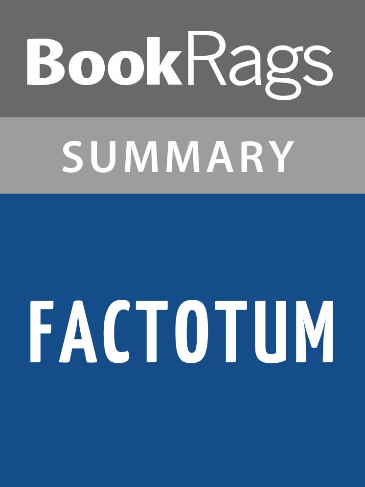 Factotum by Charles Bukowski l Summary & Study Guide