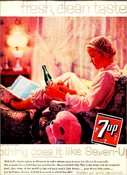 17 VINTAGE 7UP ADS!