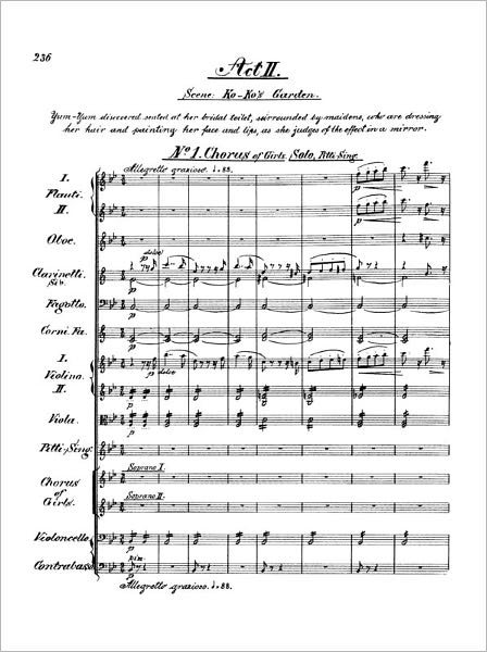 The Mikado - Act II (Sheet Music)