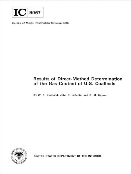 Results of Direct-Method Determination of the Gas Content of U.S. Coalbeds
