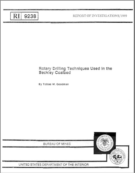 Rotary Drilling Techniques Used in the Beckley Coalbed