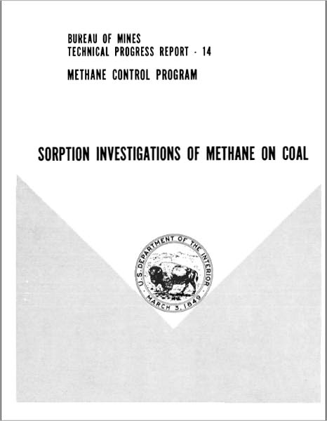 Sorption Investigations of Methane on Coal