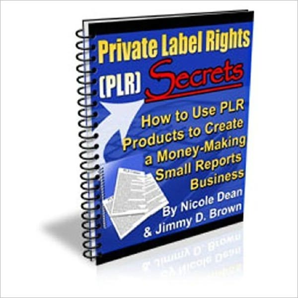 PRIVATE LABEL RIGHTS (PLR) SECRETS: HOW TO USE PLR PRODUCTS TO CREATE A MONEY-MAKING SMALL REPORTS BUSINESS