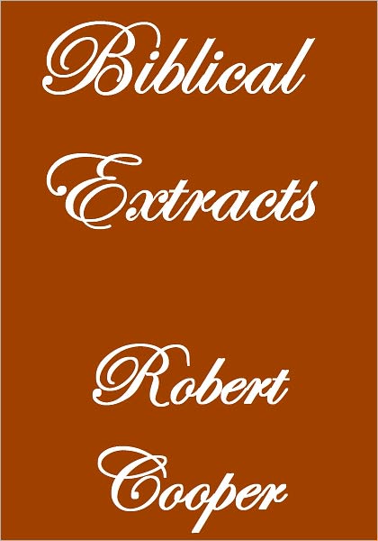 BIBLICAL EXTRACTS