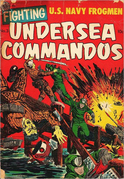 Fighting Undersea Commandos Number 3 War Comic Book