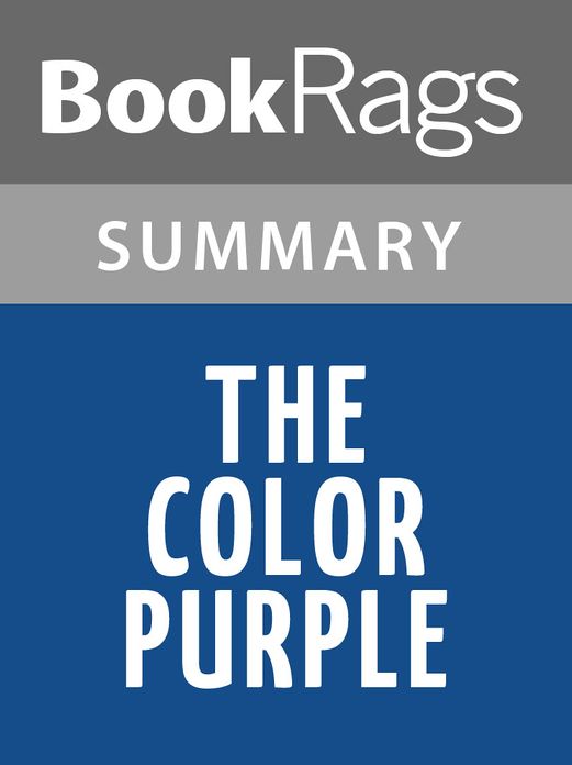 The Color Purple by Alice Walker Summary & Study Guide