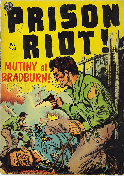 Prison Riot Number 1 Crime Comic Book