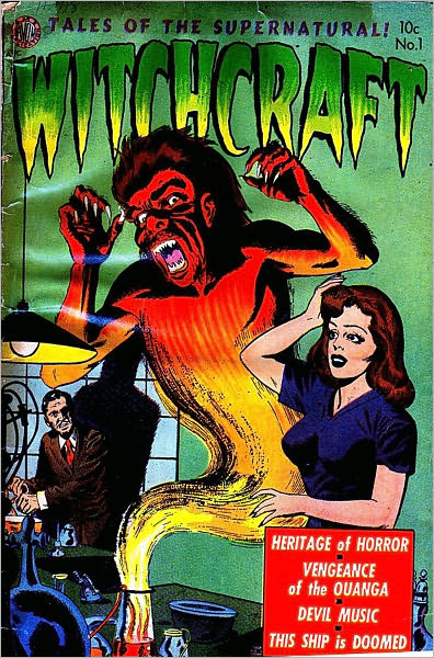 Vintage Horror Comics: Witchcraft No. 1 Circa 1952: Heritage of Horror
