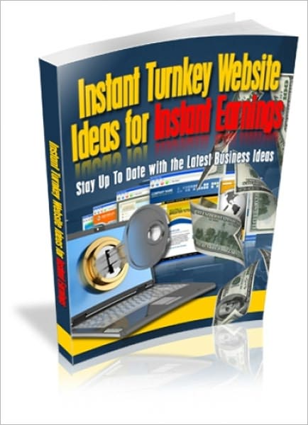 Instant Turnkey Website Ideas For Instant Earnings
