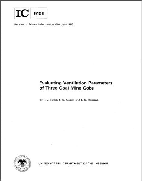 Evaluating Ventilation Parameters of Three Coal Mine Gobs