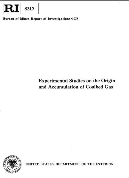 Experimental Studies on the Origin and Accumulation of Coalbed Gas