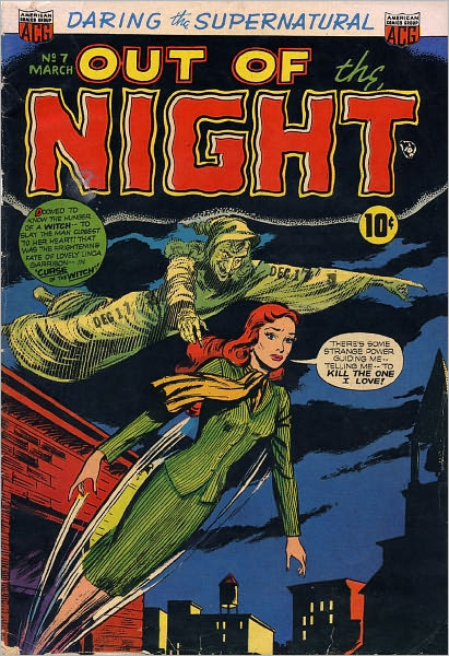 Out of the Night Number 7 Horror Comic Book