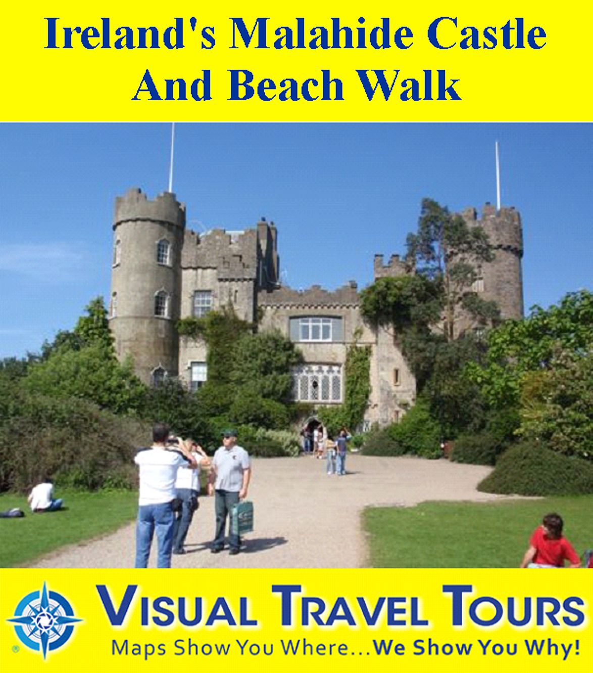 IRELAND'S MALAHIDE CASTLE AND BEACH WALK - A Self-guided Pictorial Walking Tour