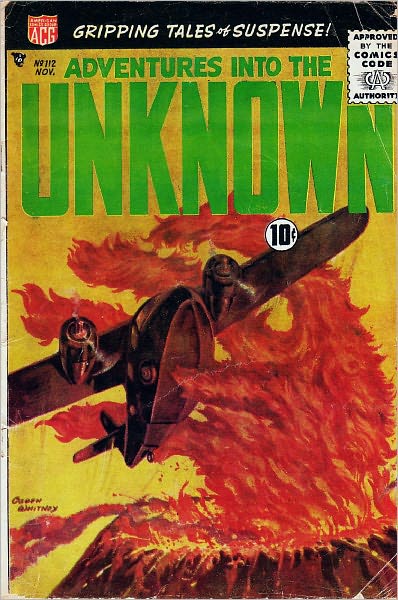 Adventures into the Unknown Number 112 Horror Comic Book