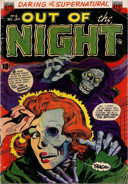 Out of the Night Number 6 Horror Comic Book