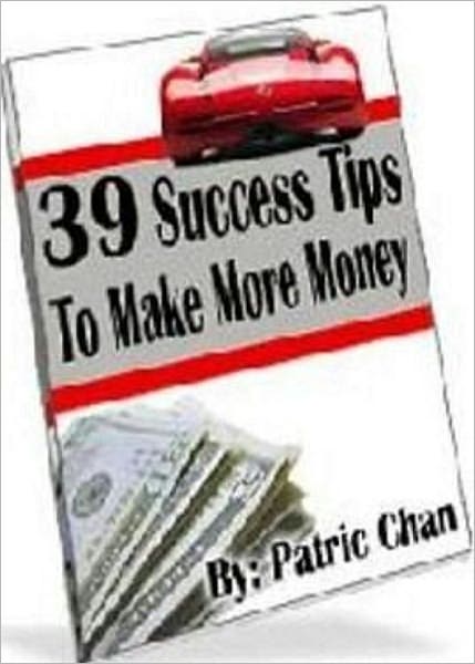 Consumers eBook - 39 Success Tips To Make More Money - Ever needed a larger piggy bank?