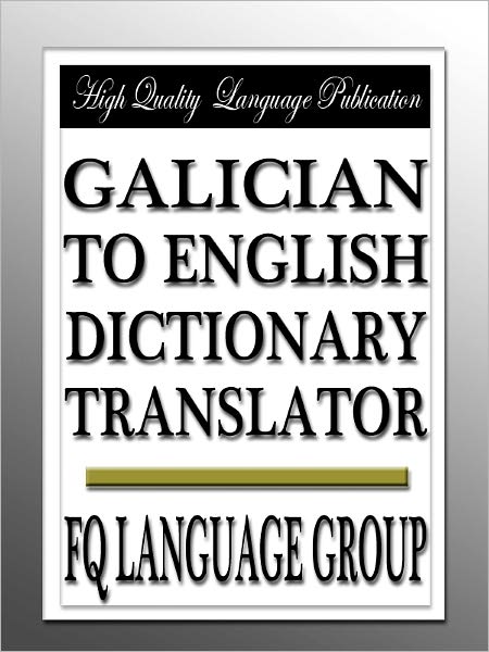 Galician to English Dictionary Translator