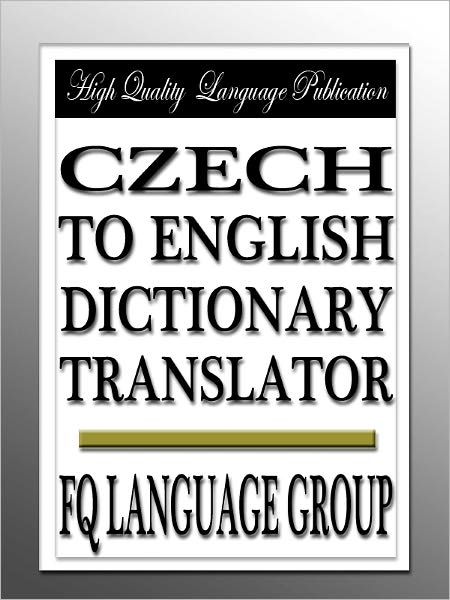 Czech to English Dictionary Translator