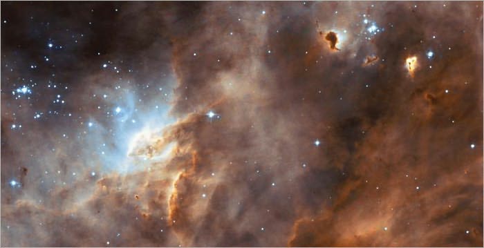 Hubble Studies Generations of Star Formation in Neighboring Galaxy