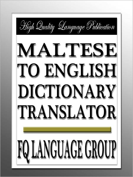 Maltese to English Dictionary Translator