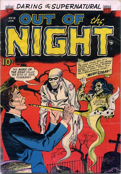 Out of the Night Number 12 Horror Comic Book