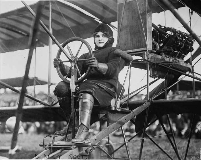 Blanche Stuart Scott – First American Woman to Solo an Airplane