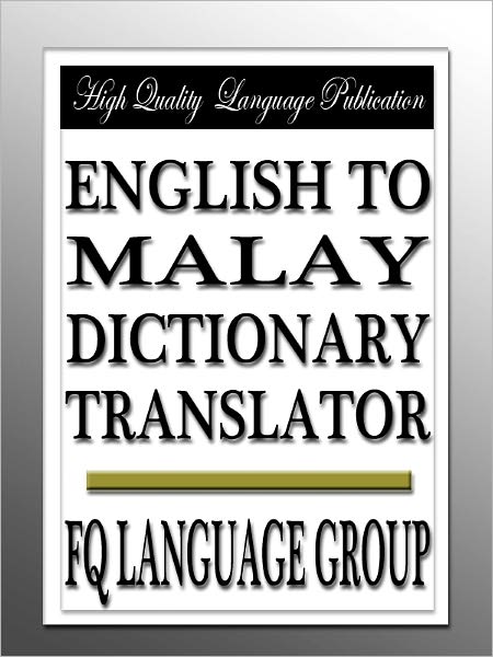 English to Malay Dictionary Translator