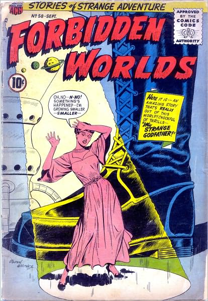 Forbidden Worlds Number 58 Horror Comic Book