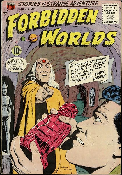 Forbidden Worlds Number 40 Horror Comic Book