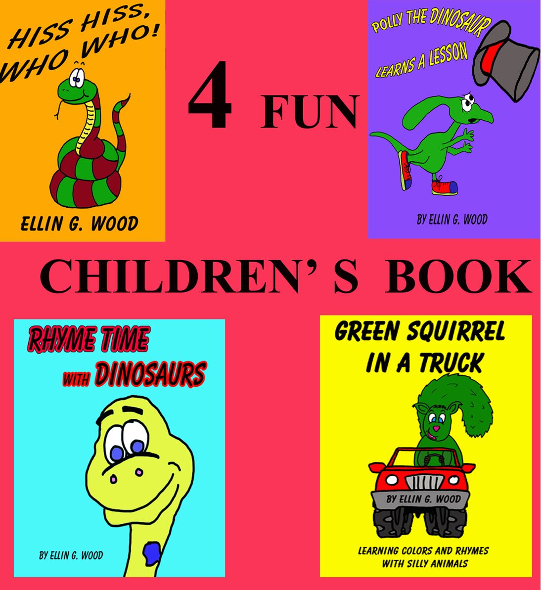 3 FREE BOOKS + HISS HISS, WHO WHO (Children's Picture Books): Series # 2