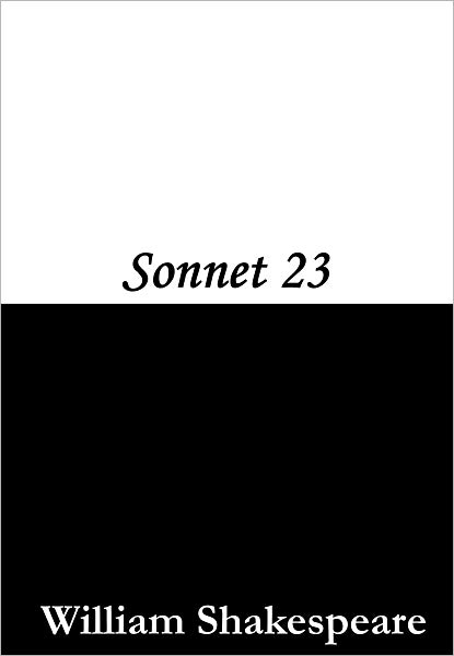 Sonnet 23