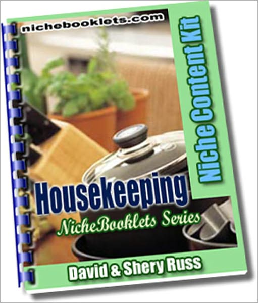 Housekeeping: This NicheBooklet™ shows you how to: reuse household items, keep your kitchenware odor-free, solve common problems using kitchen items, remove glue, decals and stickers from furniture, get more use out of dryer sheets, and more...