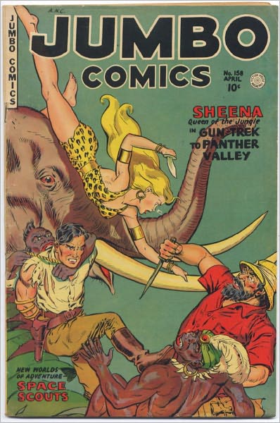 Jumbo Comics Number 158 Action Comic Book