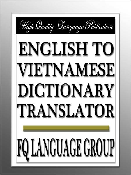 English to Vietnamese Dictionary Translator